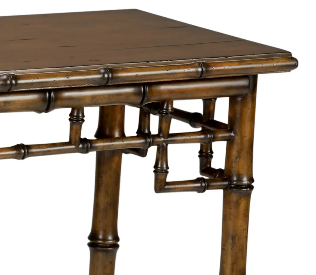 Chelsea House 383606 Bamboo Console Walnut Chelsea House 383606 Bamboo Console Walnut
