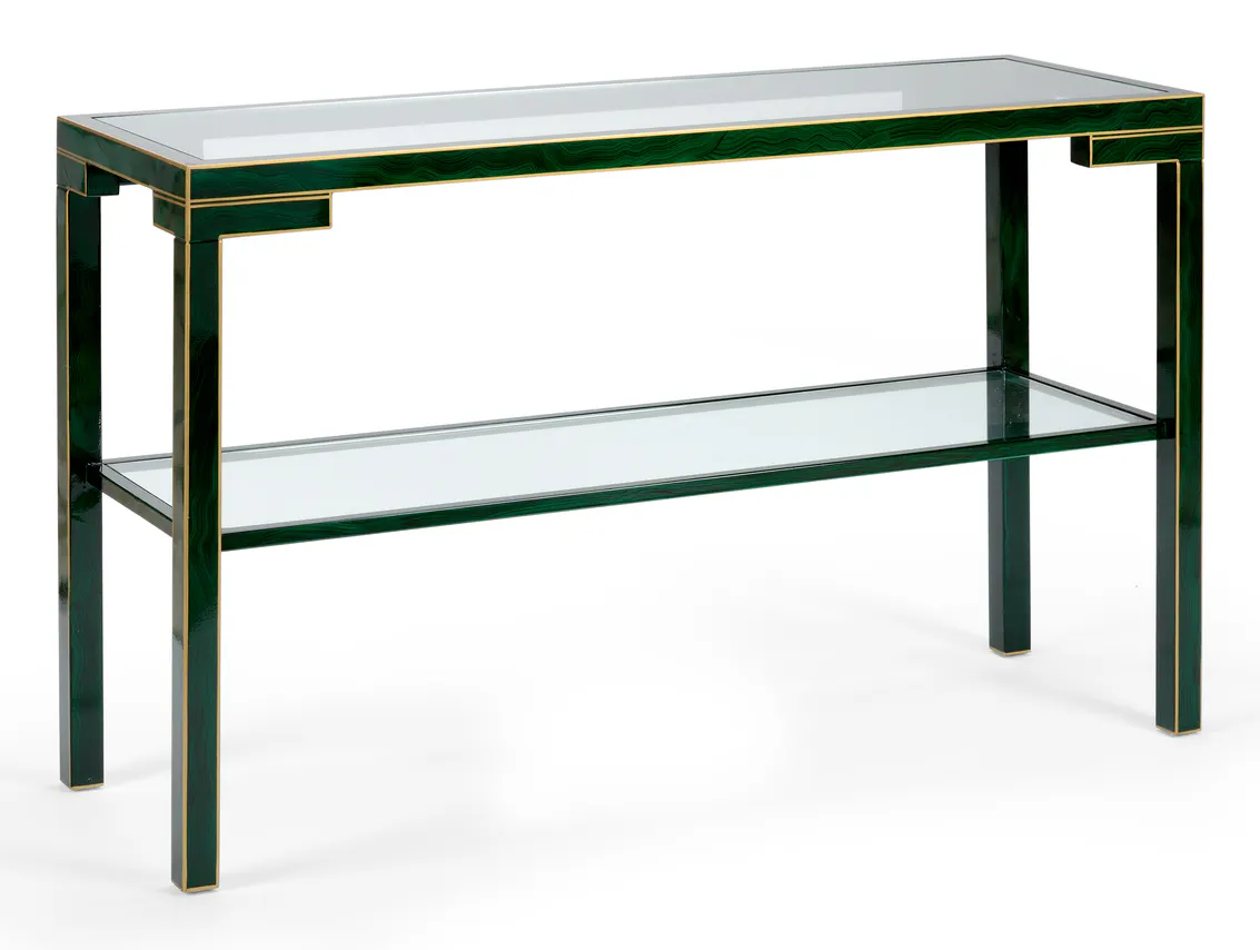 Chelsea House 383658 Decker Console Malachite Chelsea House 383658 Decker Console Malachite