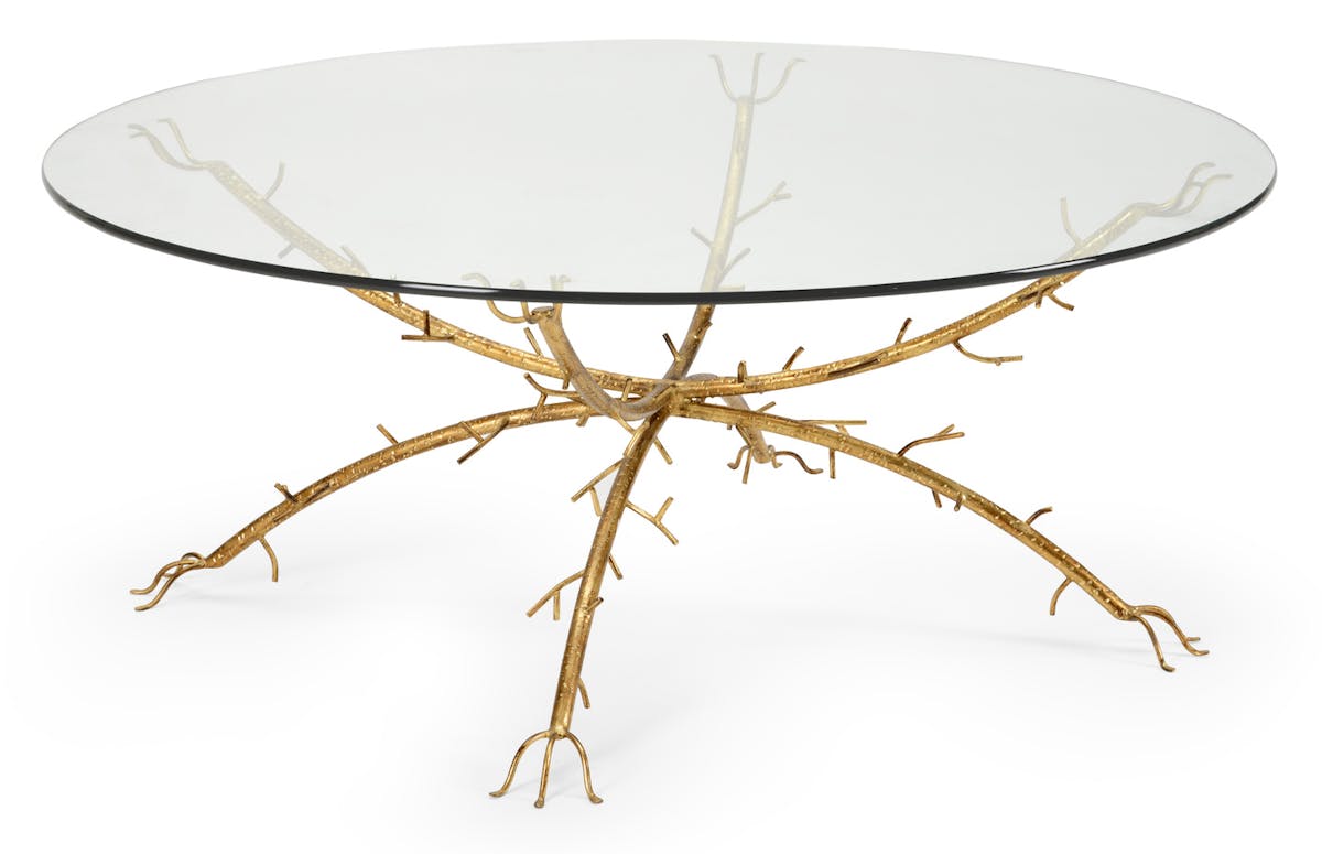 Chelsea House 383670 Gold Coral Coffee Table Chelsea House 383670 Gold Coral Coffee Table