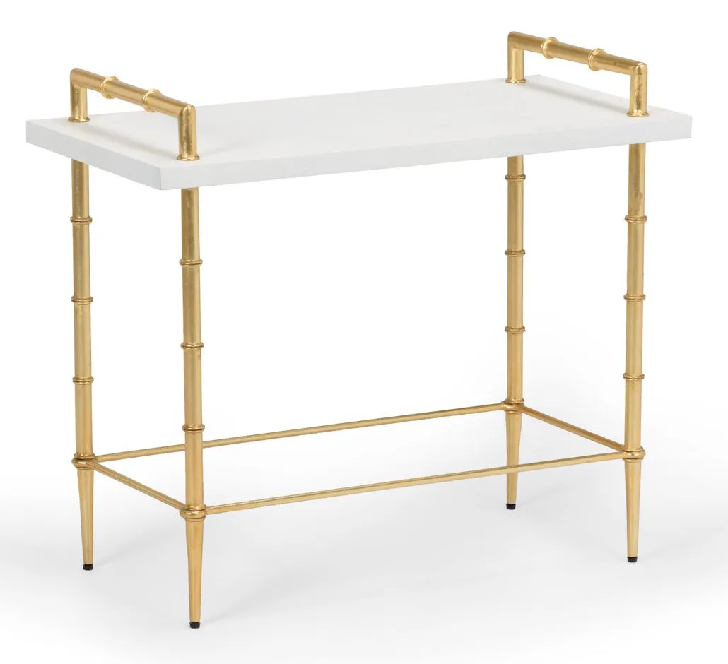 Chelsea House 383967 Harris Drink Table White