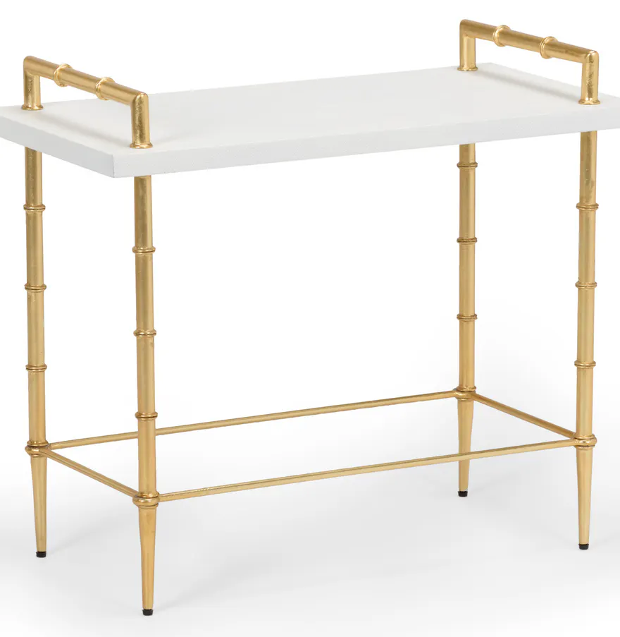 Chelsea House 383967 Harris Drink Table White Chelsea House 383967 Harris Drink Table White
