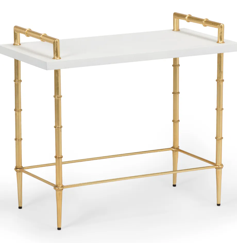 Chelsea House 383967 Harris Drink Table White Chelsea House 383967 Harris Drink Table White