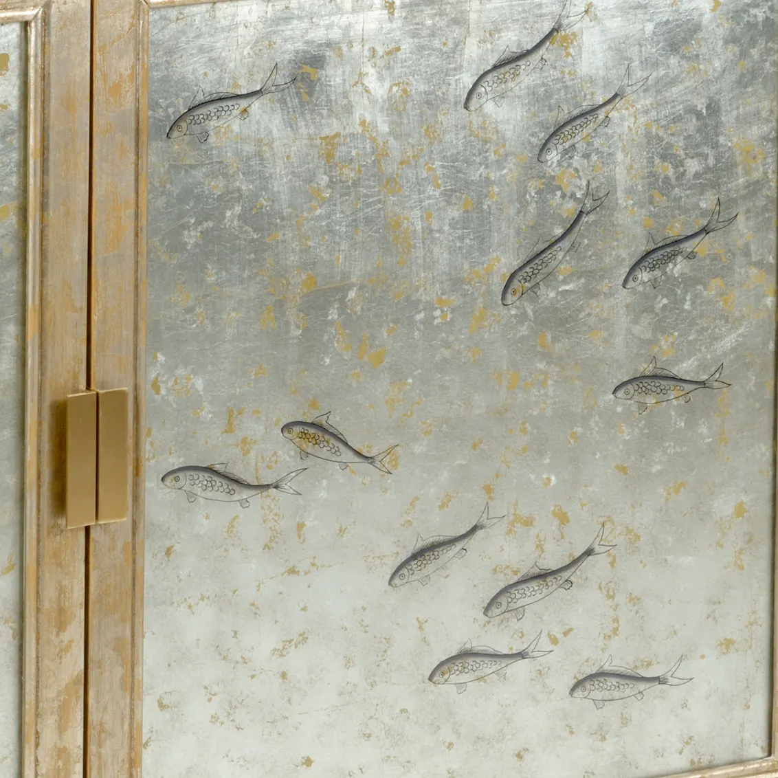 Chelsea House 384302 Chinoiserie Cabinet Fish Chelsea House 384302 Chinoiserie Cabinet Fish
