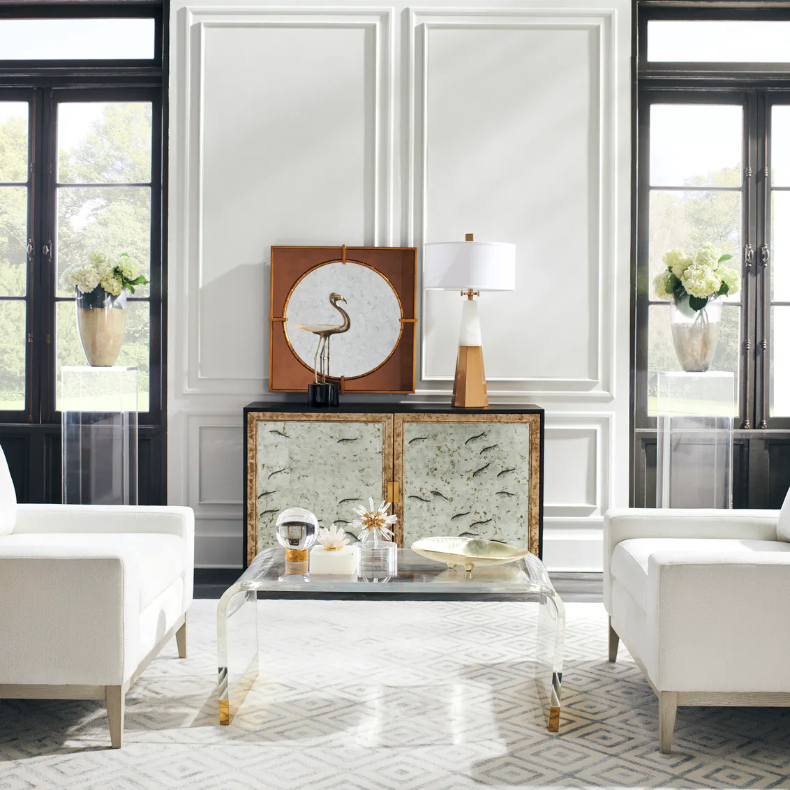 Chelsea House 384302 Chinoiserie Cabinet Fish Chelsea House 384302 Chinoiserie Cabinet Fish