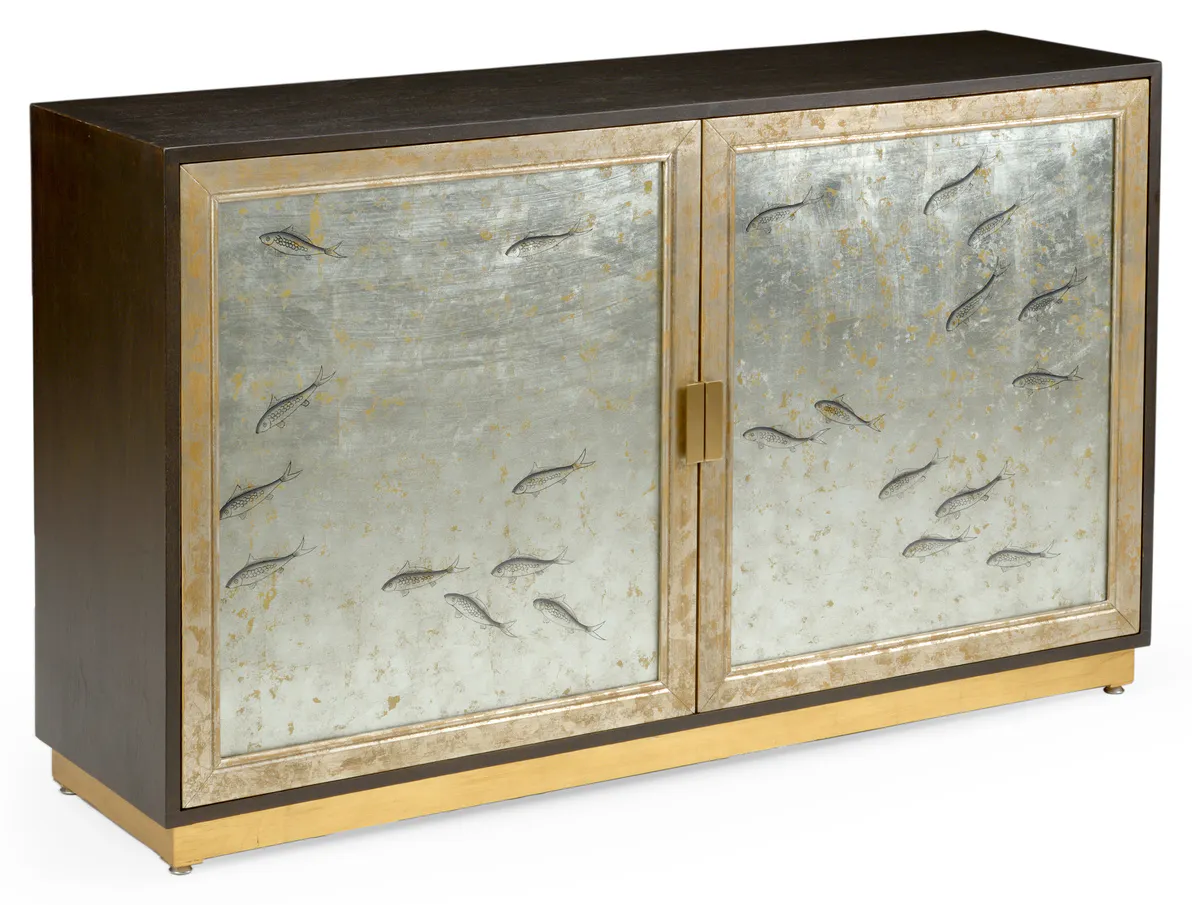 Chelsea House 384302 Chinoiserie Cabinet Fish Chelsea House 384302 Chinoiserie Cabinet Fish