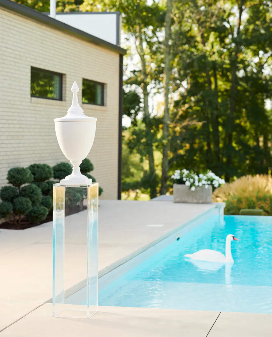 Chelsea House 384393 Acrylic Pedestal Medium Chelsea House 384393 Acrylic Pedestal Medium