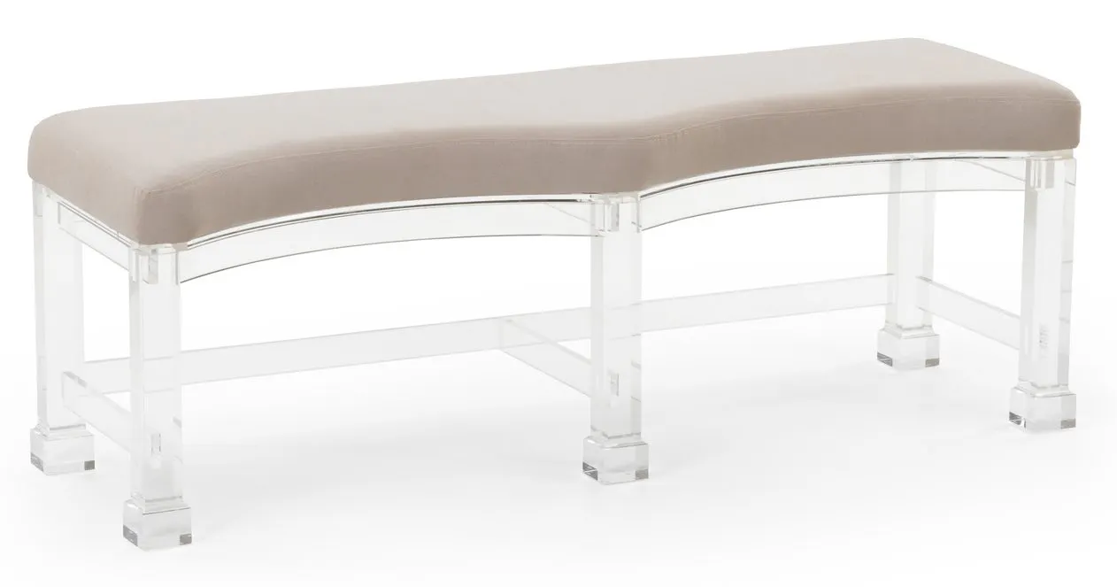 Chelsea House 384400 Hollywood Acrylic Bench