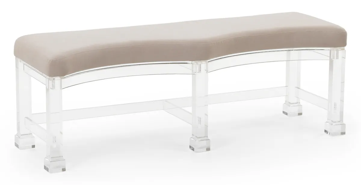 Chelsea House 384400 Hollywood Acrylic Bench Chelsea House 384400 Hollywood Acrylic Bench
