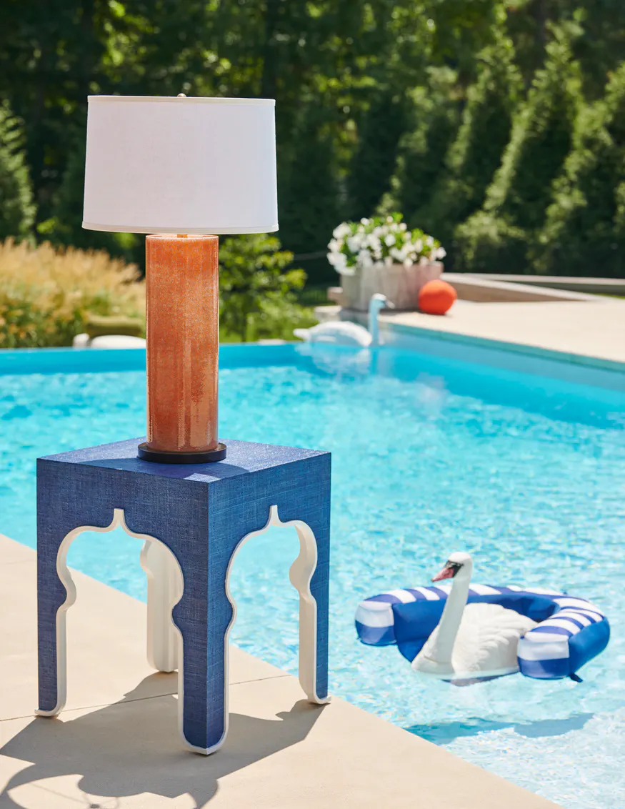 Chelsea House 384418 Moroccan Side Table Blue Chelsea House 384418 Moroccan Side Table Blue