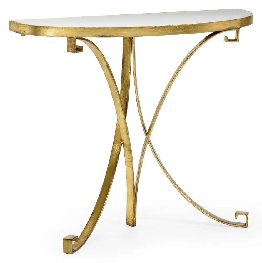 Chelsea House 384562 Cain Console Gold Chelsea House 384562 Cain Console Gold