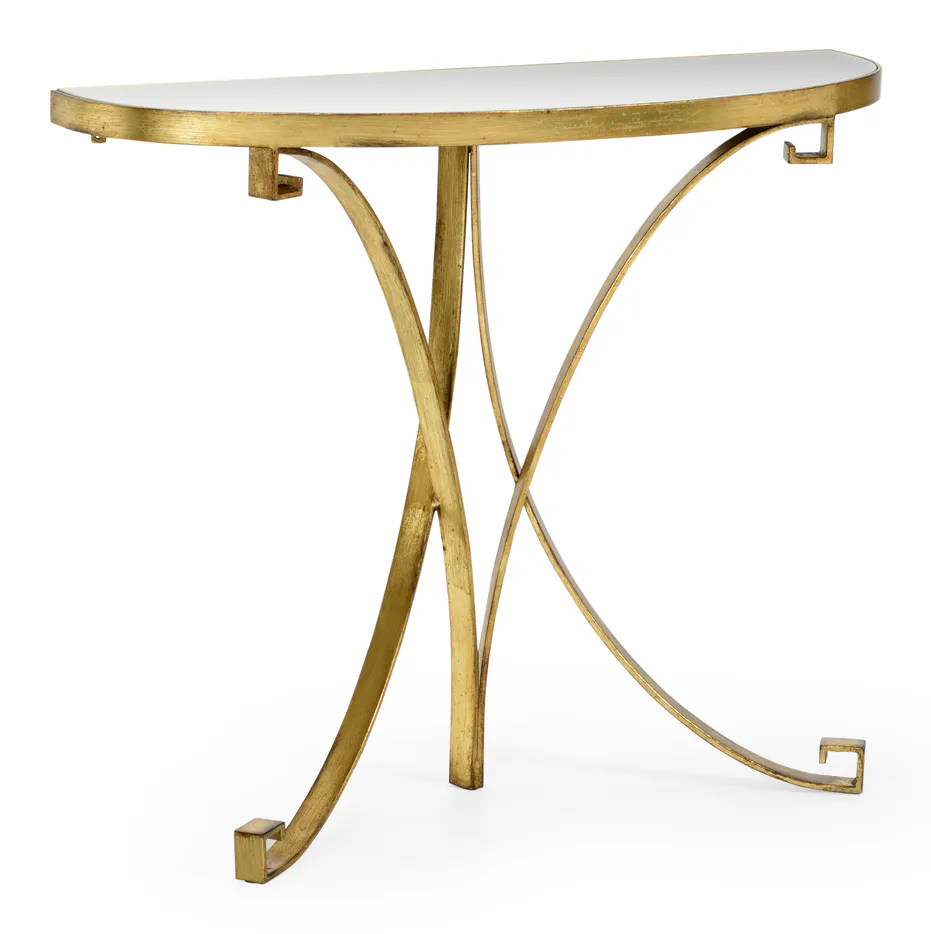 Chelsea House 384562 Cain Console Gold Chelsea House 384562 Cain Console Gold