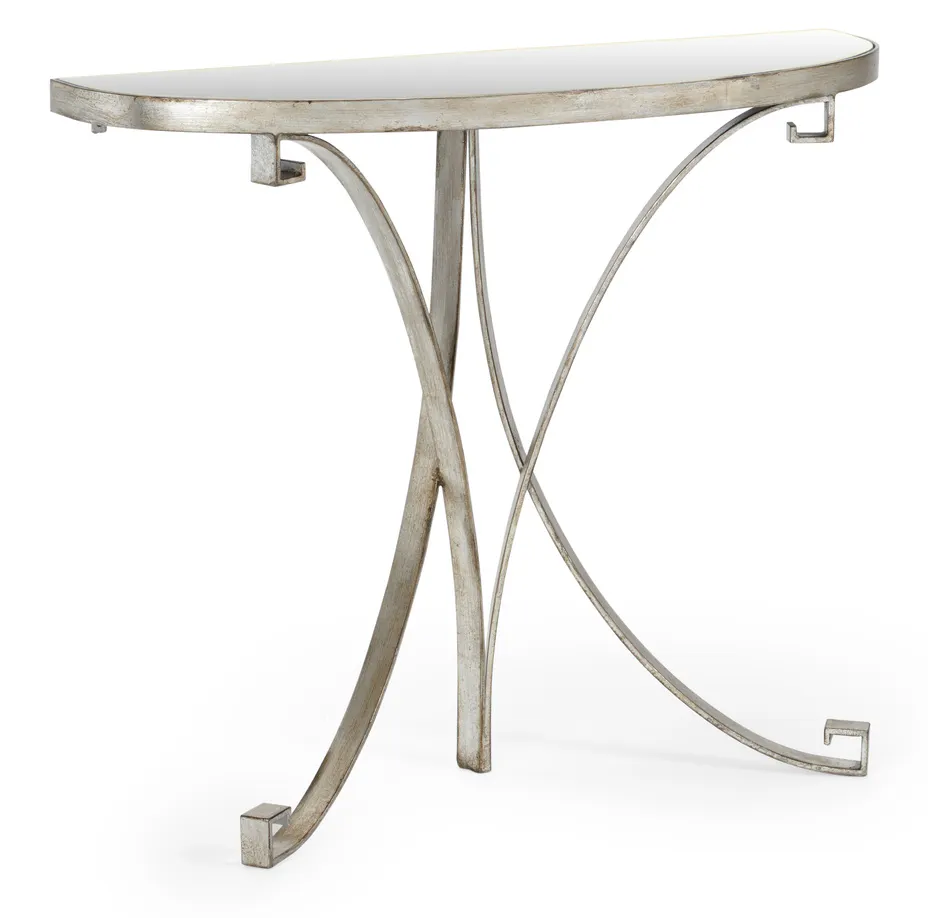 Chelsea House 384563 Cain Console Silver Chelsea House 384563 Cain Console Silver