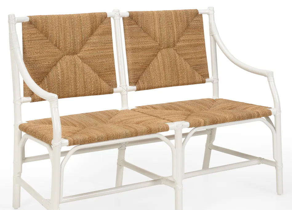 Chelsea House 384719 Mecklenburg Bench White Chelsea House 384719 Mecklenburg Bench White
