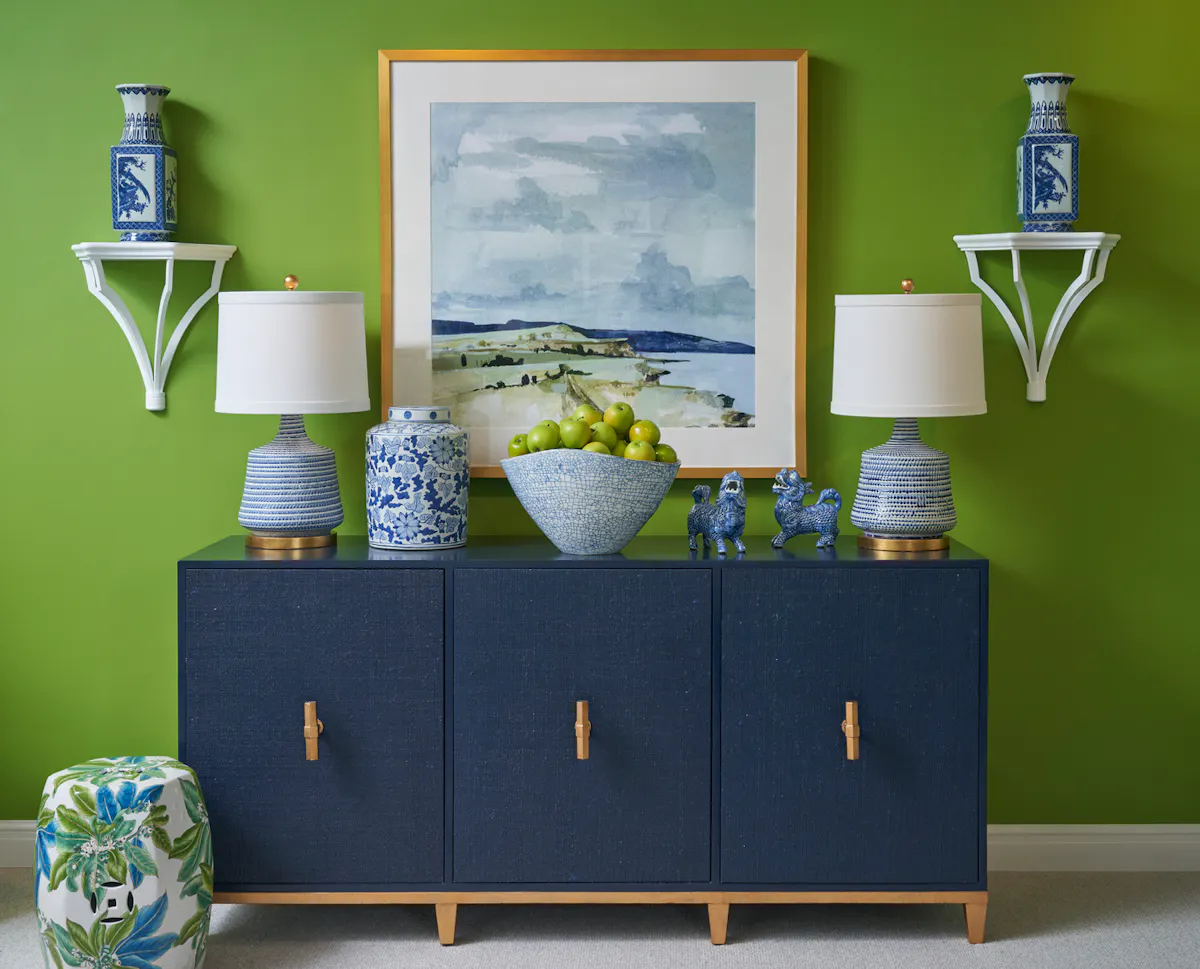 Chelsea House 384740 Avery Console Navy Chelsea House 384740 Avery Console Navy