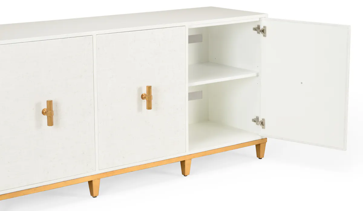 Chelsea House 384741 Avery Console White Chelsea House 384741 Avery Console White