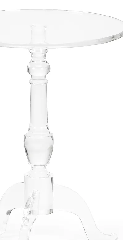 Chelsea House 384787 Acrylic Pedestal Side Table Chelsea House 384787 Acrylic Pedestal Side Table