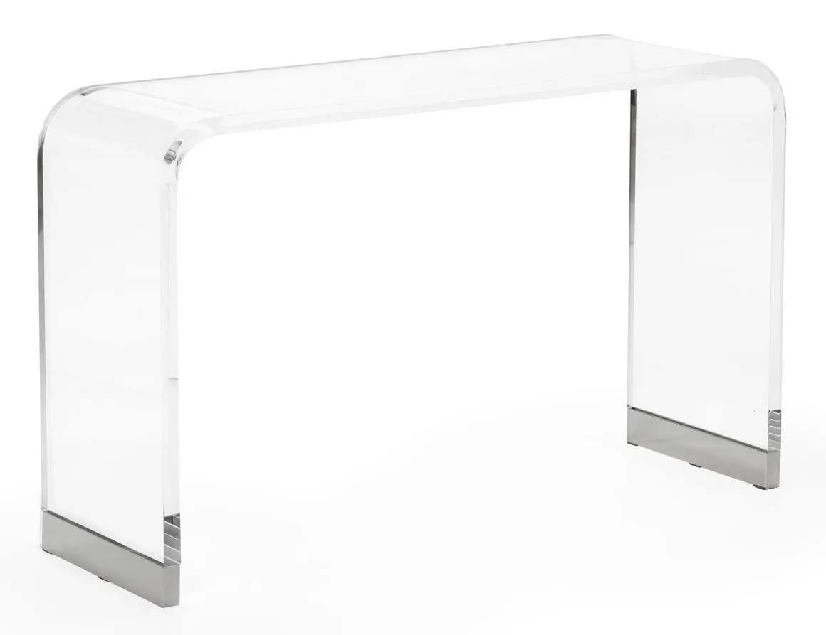 Chelsea House 384789 Waterfall Console Nickel