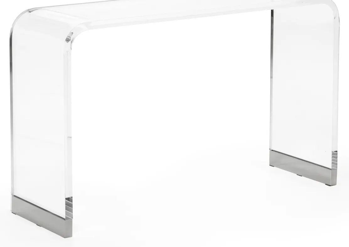 Chelsea House 384789 Waterfall Console Nickel Chelsea House 384789 Waterfall Console Nickel