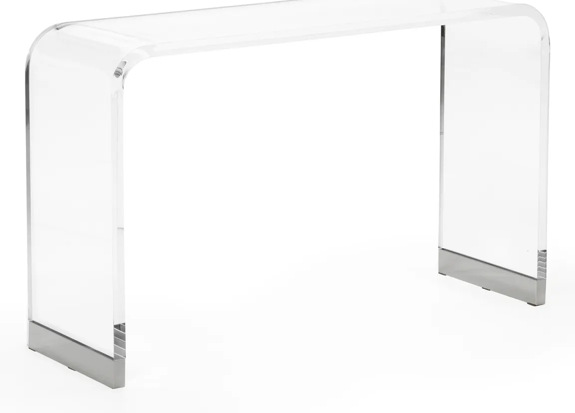 Chelsea House 384789 Waterfall Console Nickel Chelsea House 384789 Waterfall Console Nickel