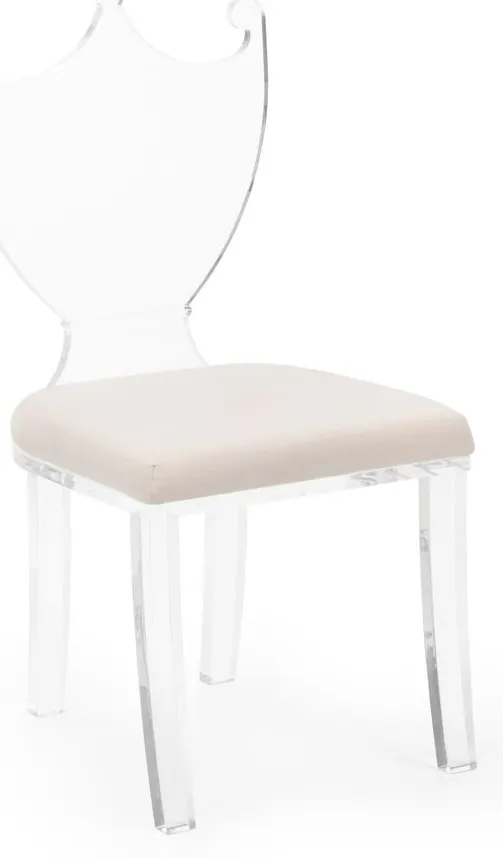 Chelsea House 384808 Regency Hall Chair Clear Chelsea House 384808 Regency Hall Chair Clear