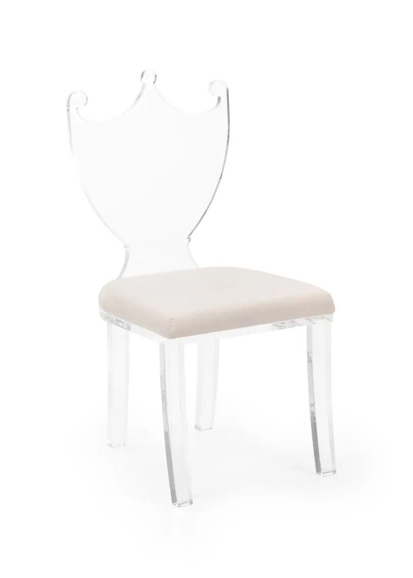 Chelsea House 384808 Regency Hall Chair Clear