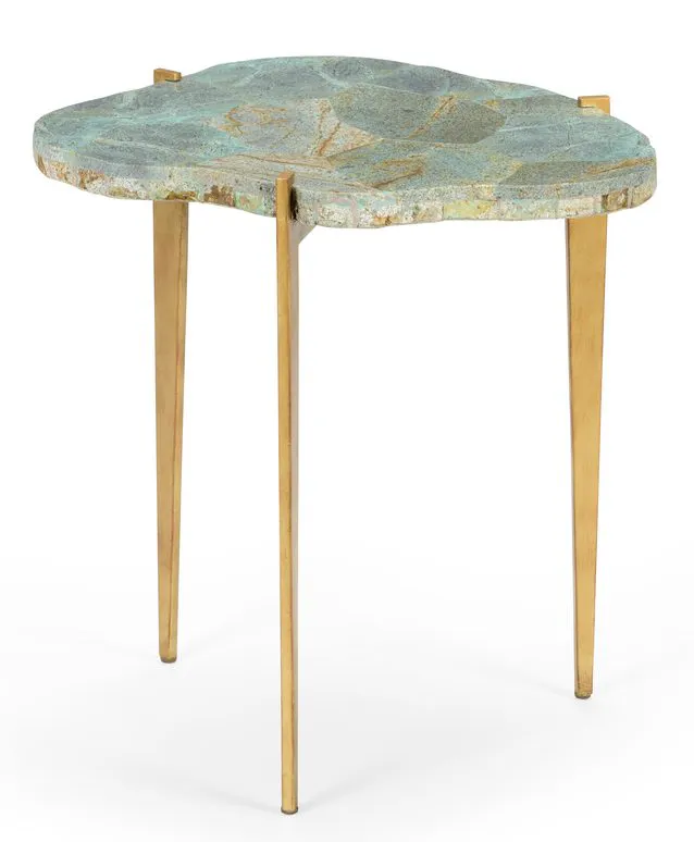 Chelsea House 384956 Philippine Malachite Table