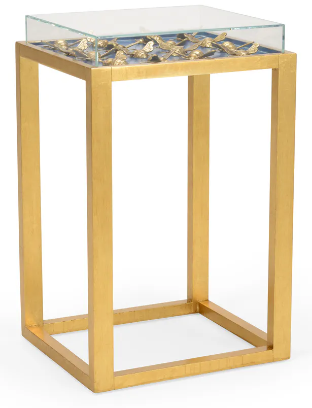 Chelsea House 384962 Flutter Side Table Blue Chelsea House 384962 Flutter Side Table Blue