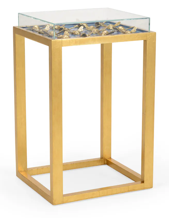 Chelsea House 384962 Flutter Side Table Blue Chelsea House 384962 Flutter Side Table Blue