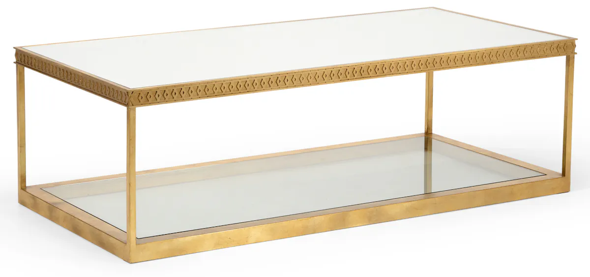 Chelsea House 384988 Copas Cocktail Table Gold Chelsea House 384988 Copas Cocktail Table Gold