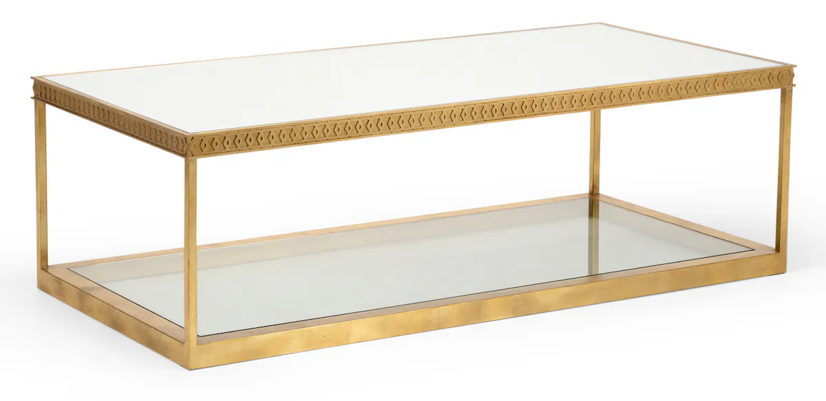 Chelsea House 384988 Copas Cocktail Table Gold Chelsea House 384988 Copas Cocktail Table Gold