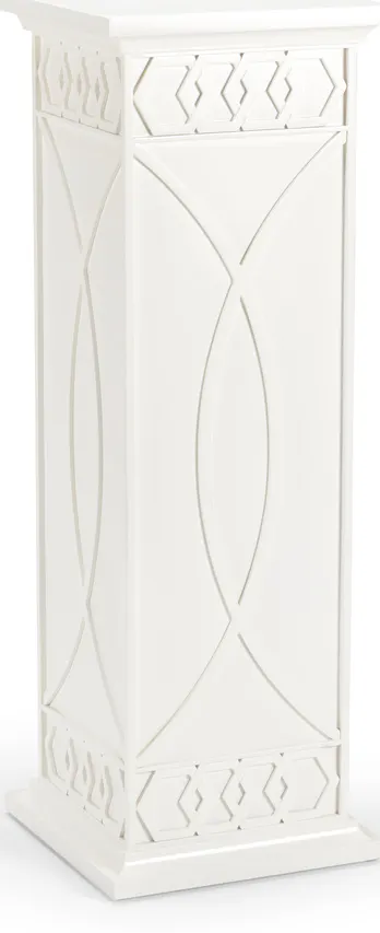 Chelsea House 385012 Scottkins Pedestal White Chelsea House 385012 Scottkins Pedestal White
