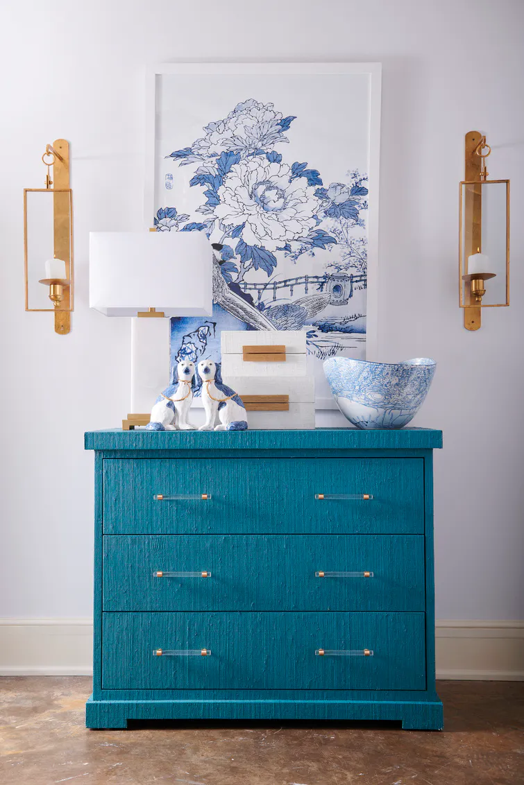 Chelsea House 385014 Clifton Side Chest Blue Chelsea House 385014 Clifton Side Chest Blue