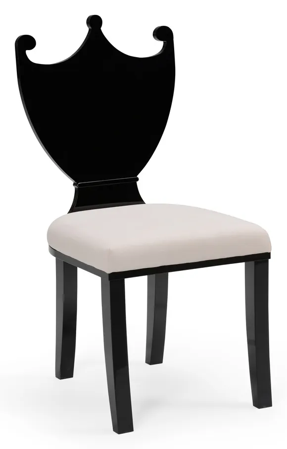 Chelsea House 385022 Regency Hall Chair Black Chelsea House 385022 Regency Hall Chair Black