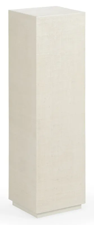 Chelsea House 385051 Raffia Pedestal White Small Chelsea House 385051 Raffia Pedestal White Small