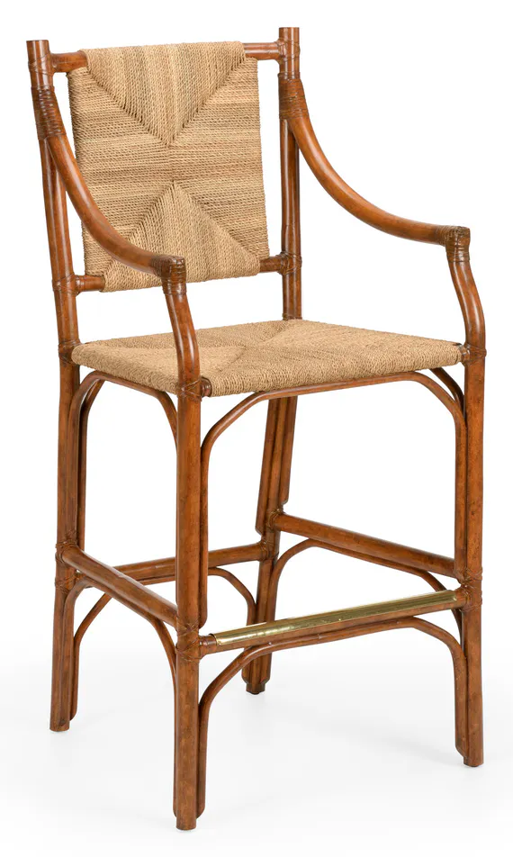 Chelsea House 385060 Mecklenburg Barstool Natural Chelsea House 385060 Mecklenburg Barstool Natural