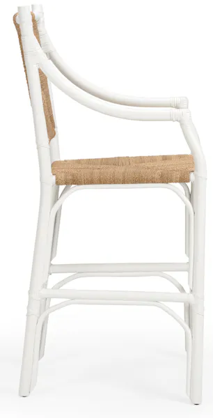 Chelsea House 385061 Mecklenburg Barstool White Chelsea House 385061 Mecklenburg Barstool White
