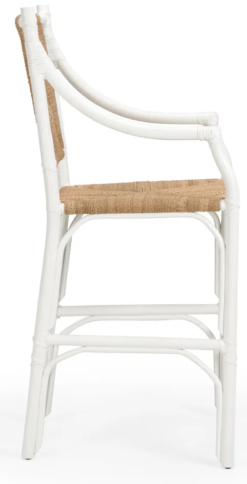 Chelsea House 385061 Mecklenburg Barstool White Chelsea House 385061 Mecklenburg Barstool White