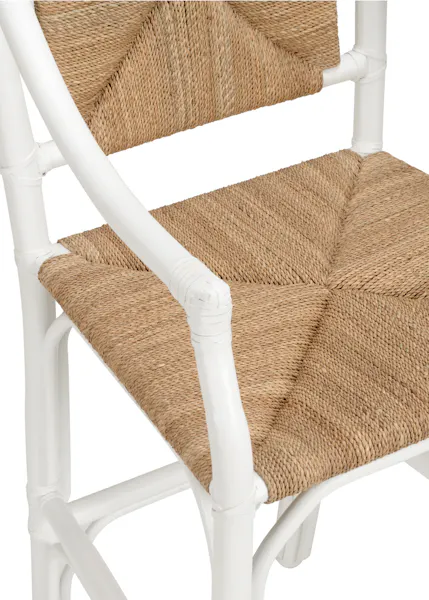 Chelsea House 385061 Mecklenburg Barstool White Chelsea House 385061 Mecklenburg Barstool White
