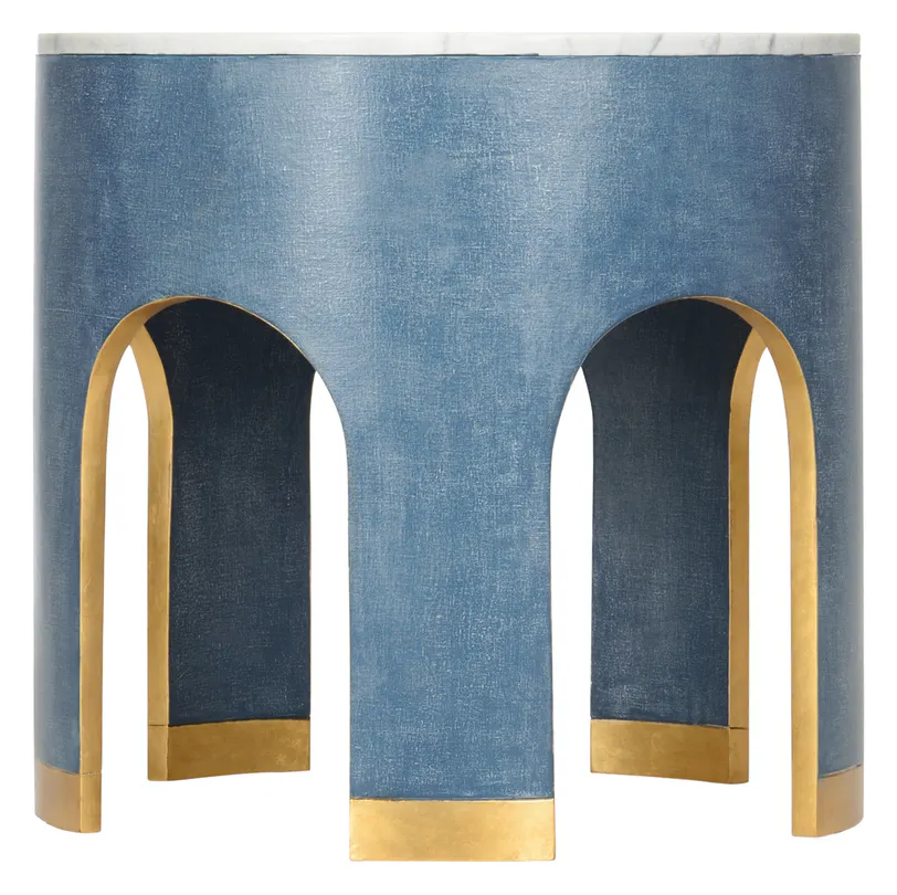 Chelsea House 385207 Aqueduct End Table Blue Chelsea House 385207 Aqueduct End Table Blue