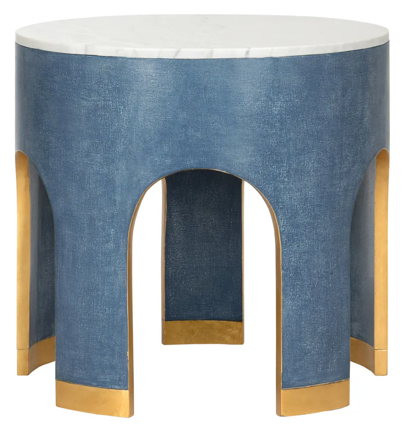 Chelsea House 385207 Aqueduct End Table Blue Chelsea House 385207 Aqueduct End Table Blue