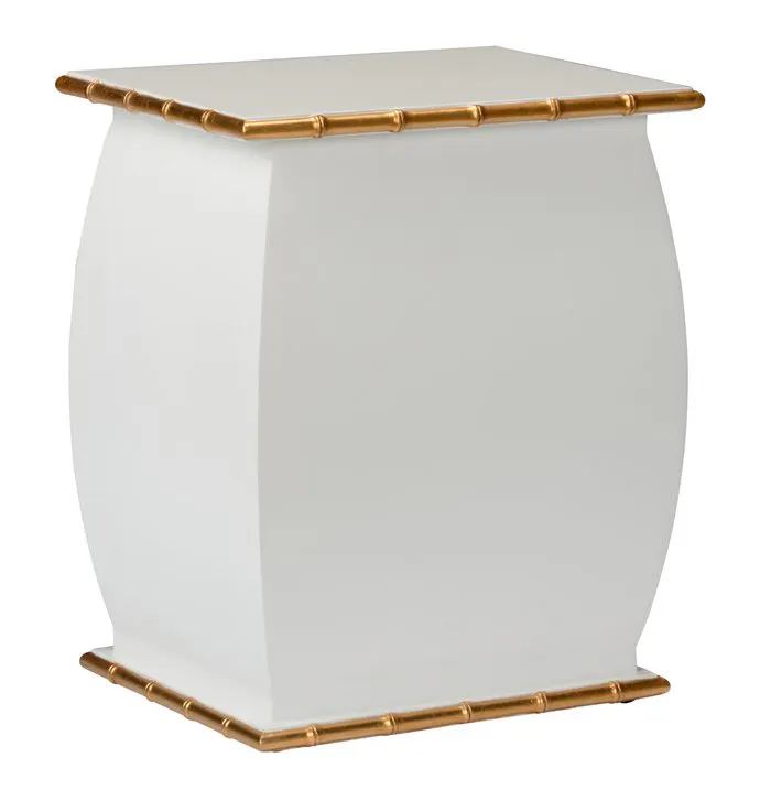 Chelsea House 385234 Wooden Drinks Table White