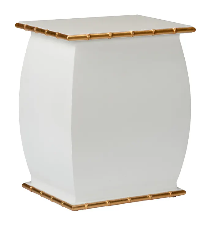 Chelsea House 385234 Wooden Drinks Table White Chelsea House 385234 Wooden Drinks Table White
