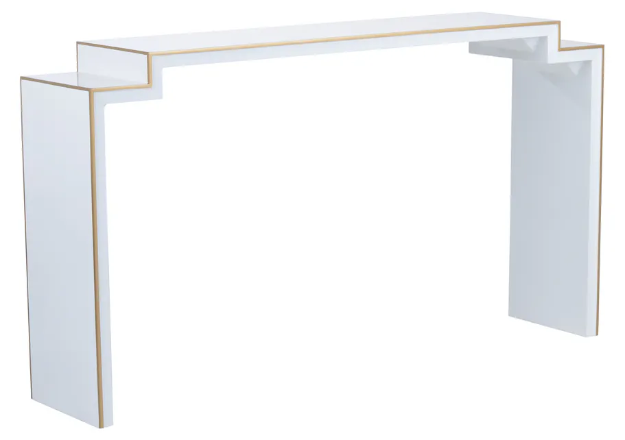 Chelsea House 385271 Chatsworth Console Table White Chelsea House 385271 Chatsworth Console Table White
