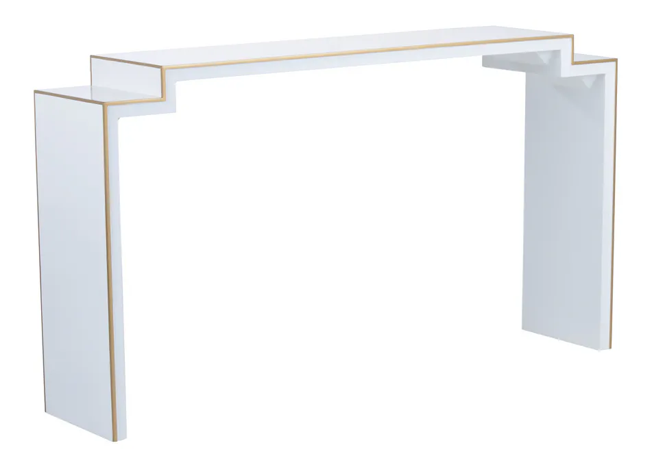 Chelsea House 385271 Chatsworth Console Table White Chelsea House 385271 Chatsworth Console Table White