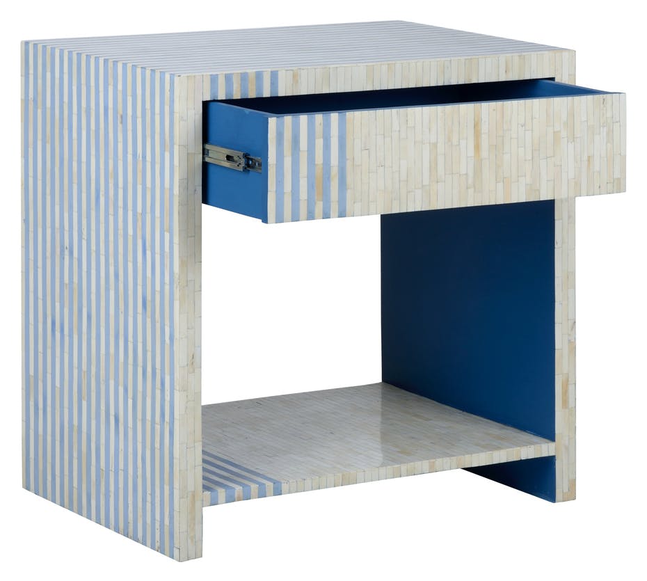 Chelsea House 385296 Bedside Table Blue Chelsea House 385296 Bedside Table Blue