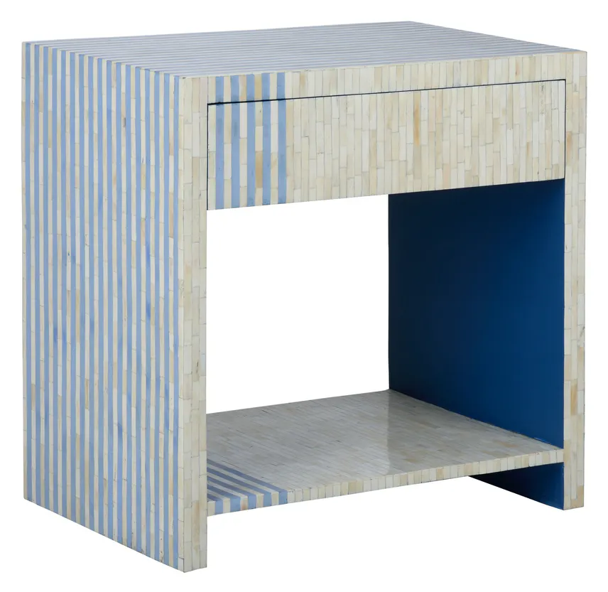 Chelsea House 385296 Bedside Table Blue Chelsea House 385296 Bedside Table Blue