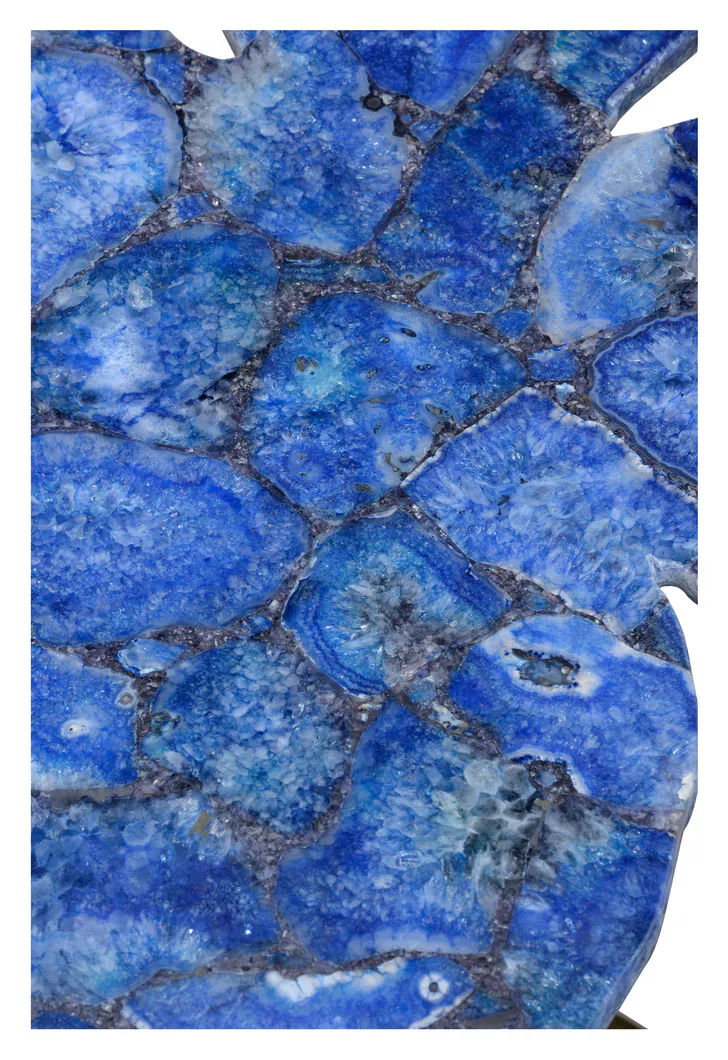 Chelsea House 385299 Petal Side Table Blue Chelsea House 385299 Petal Side Table Blue