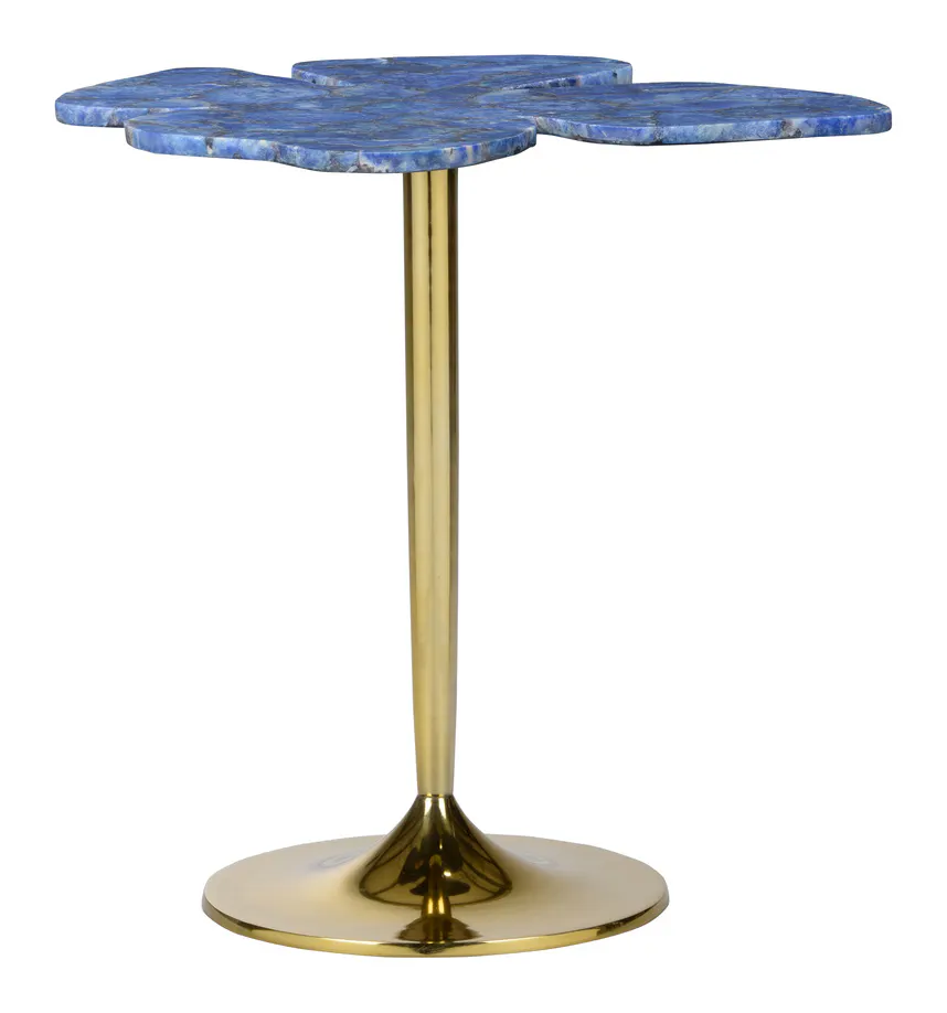 Chelsea House 385299 Petal Side Table Blue Chelsea House 385299 Petal Side Table Blue