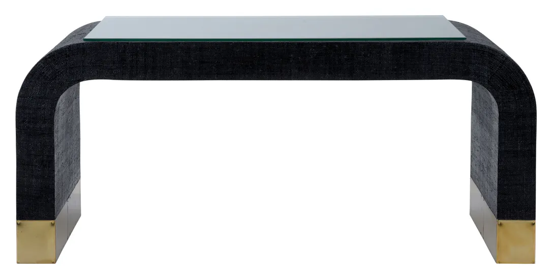 Chelsea House 385343 Waterfall Coffee Table Black Chelsea House 385343 Waterfall Coffee Table Black