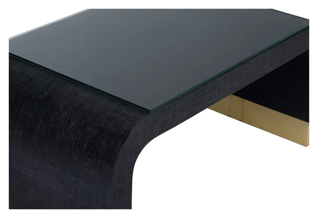 Chelsea House 385343 Waterfall Coffee Table Black Chelsea House 385343 Waterfall Coffee Table Black